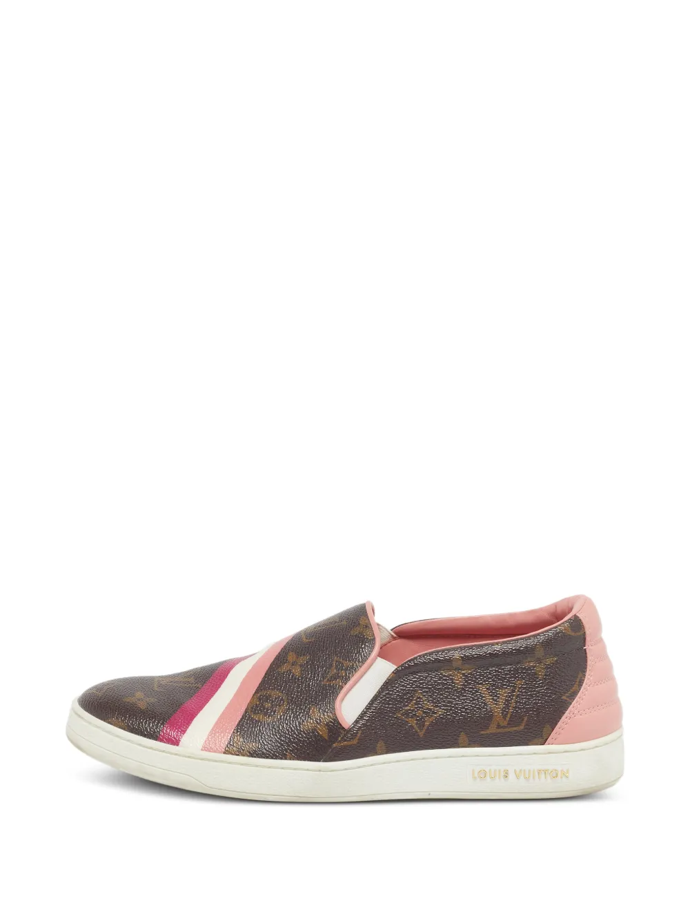 Louis Vuitton Pre-Owned Frontrow Monogram canvas sneakers - Marrone
