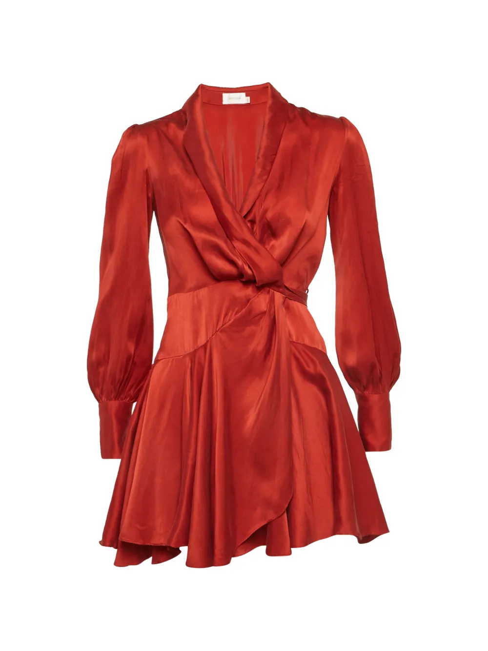 ZIMMERMANN ruffle wrap dress - Red