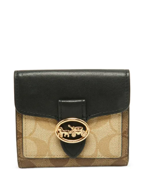 Coach cartera Georgie con monograma