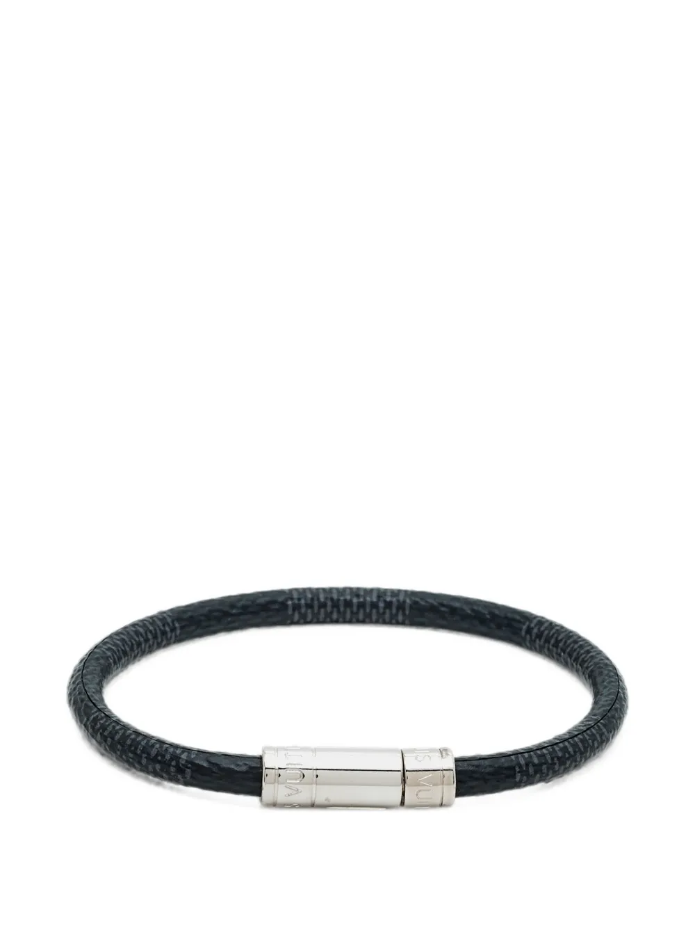 Louis Vuitton Pre-Owned Keep It Damier canvas bracelet - Nero