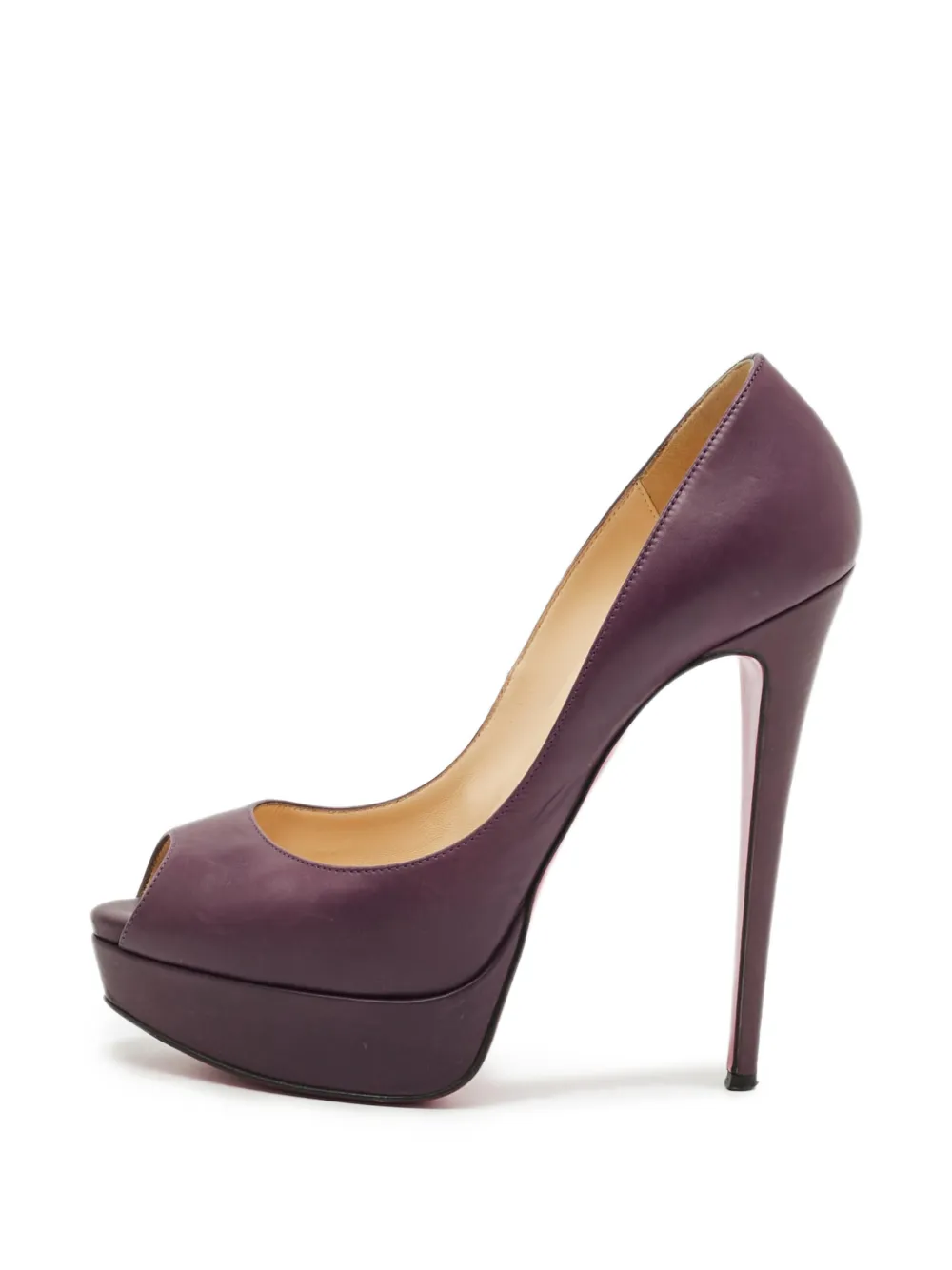 Christian Louboutin Pre-Owned Lady Peep platform pumps - Violett