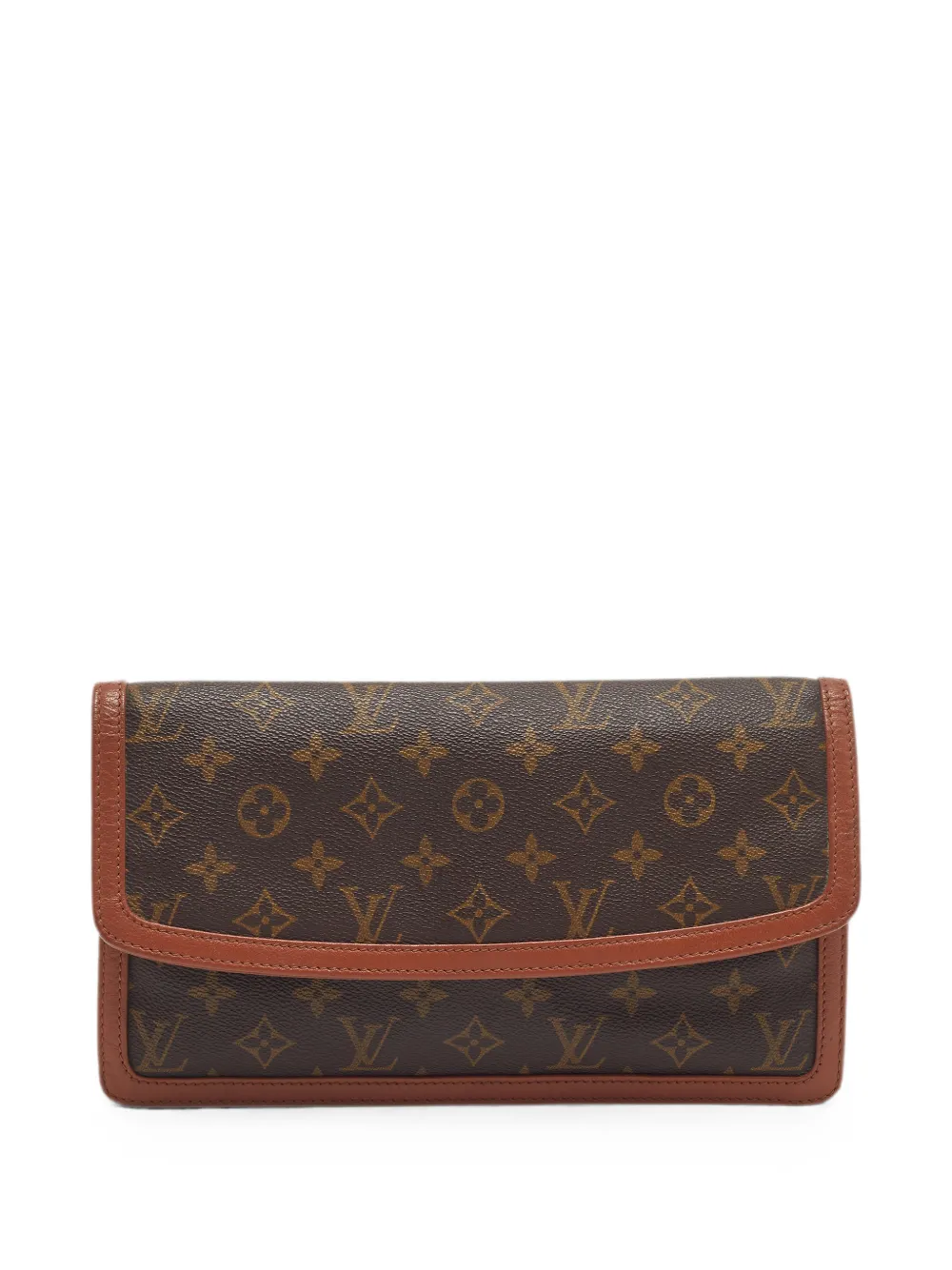 Louis Vuitton Pre-Owned Dame GM Monogram clutch bag - Braun
