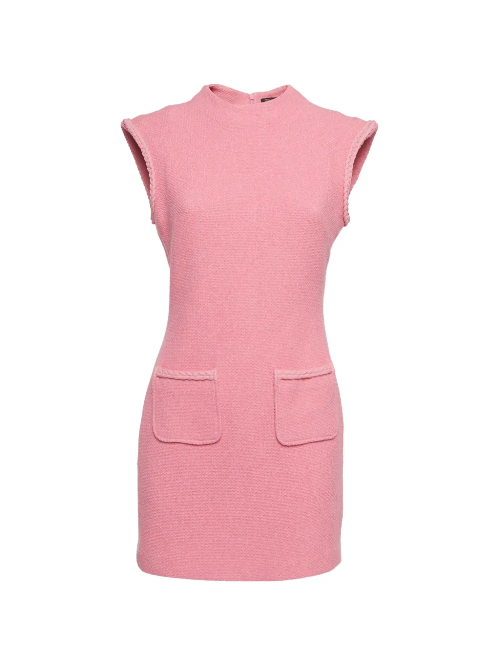 Maje Sleeveless tweed mini dress - Rosa