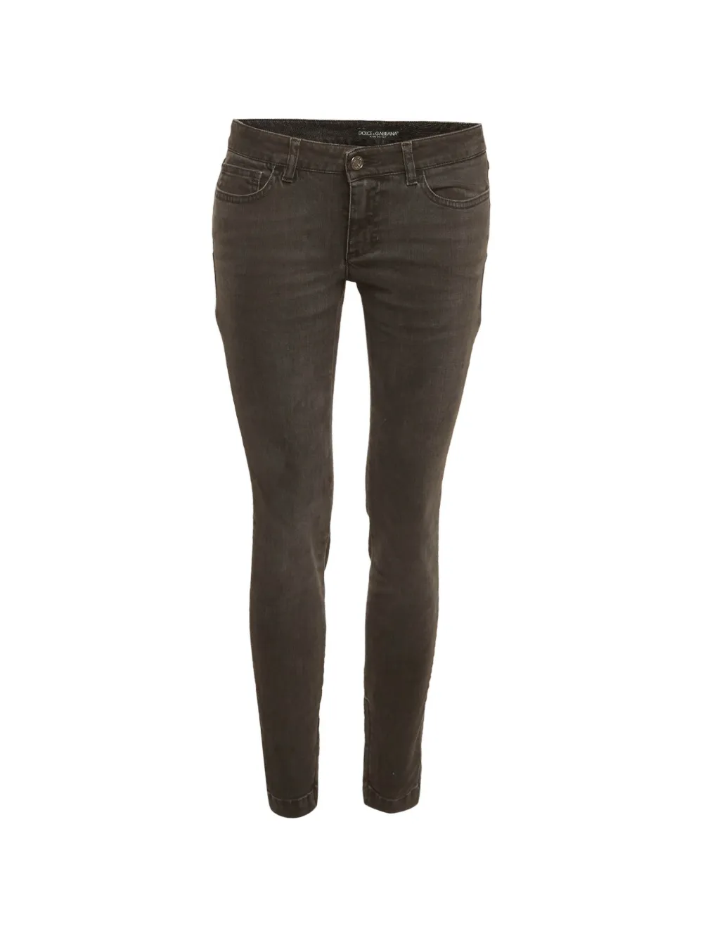 Dolce & Gabbana Pre-Owned faded-finish skinny jeans - Grigio