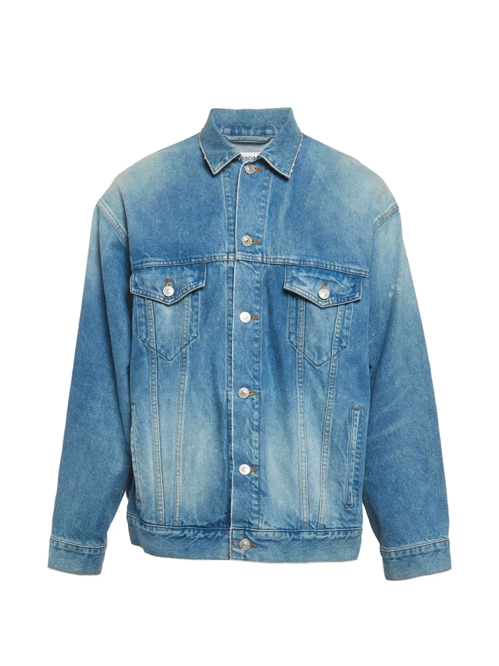 Balenciaga Pre-Owned Giacca con stampa - Blu