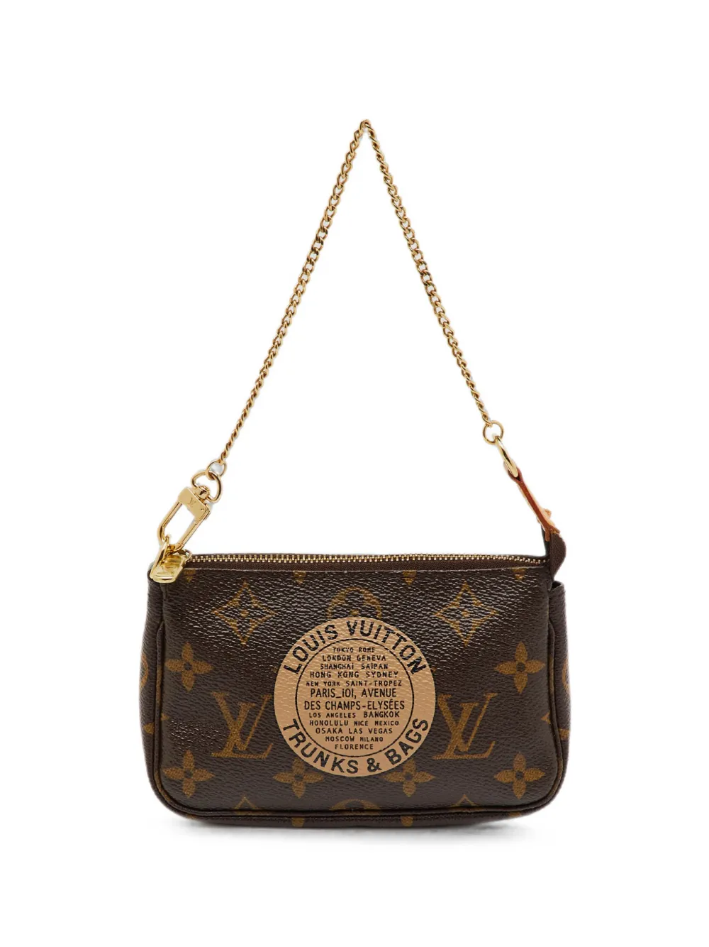 Louis Vuitton Pre-Owned 2007 Mini Monogram Pochette Clutch - Braun