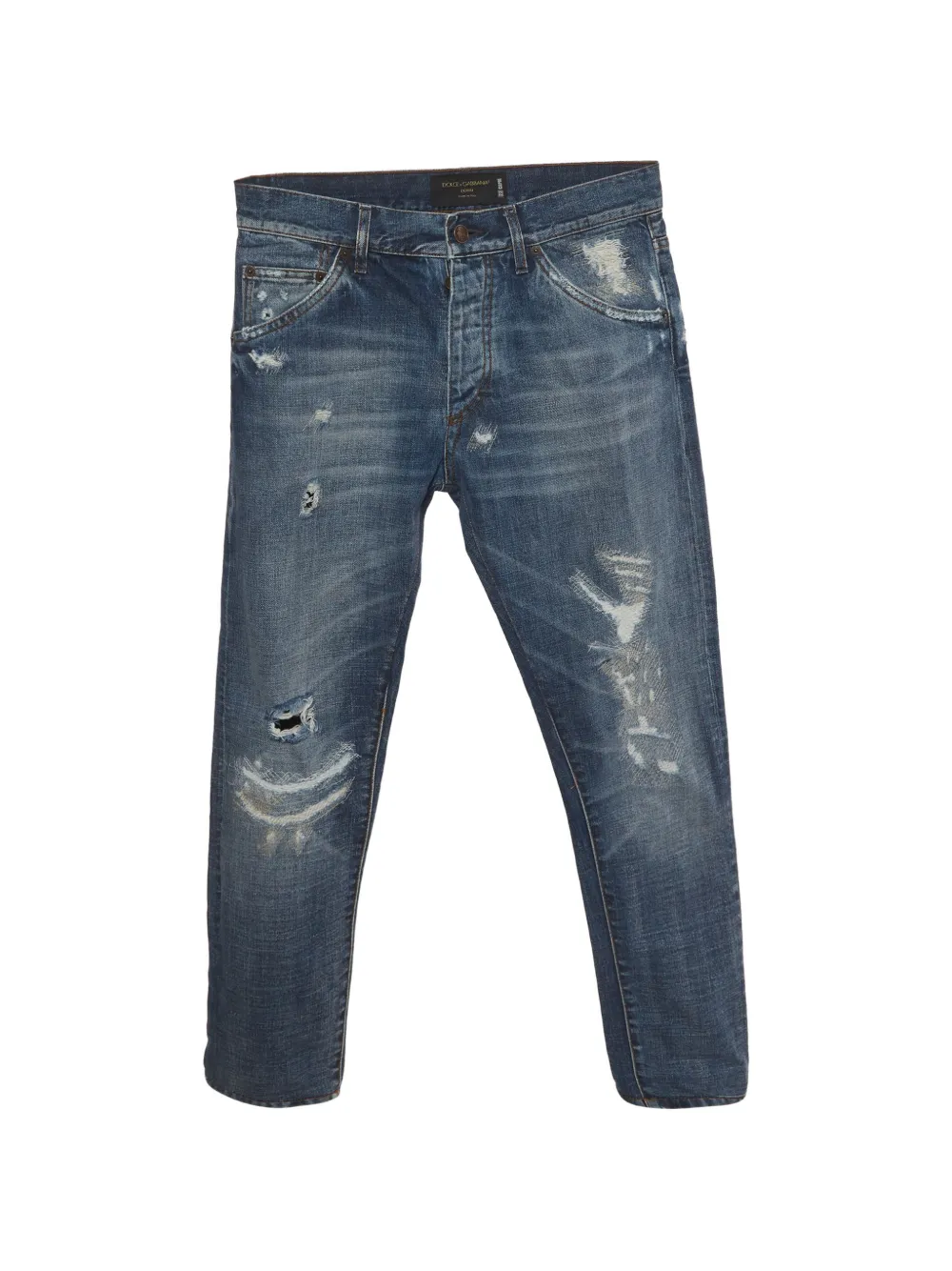 Dolce & Gabbana Pre-Owned belt-loops jeans - Blu