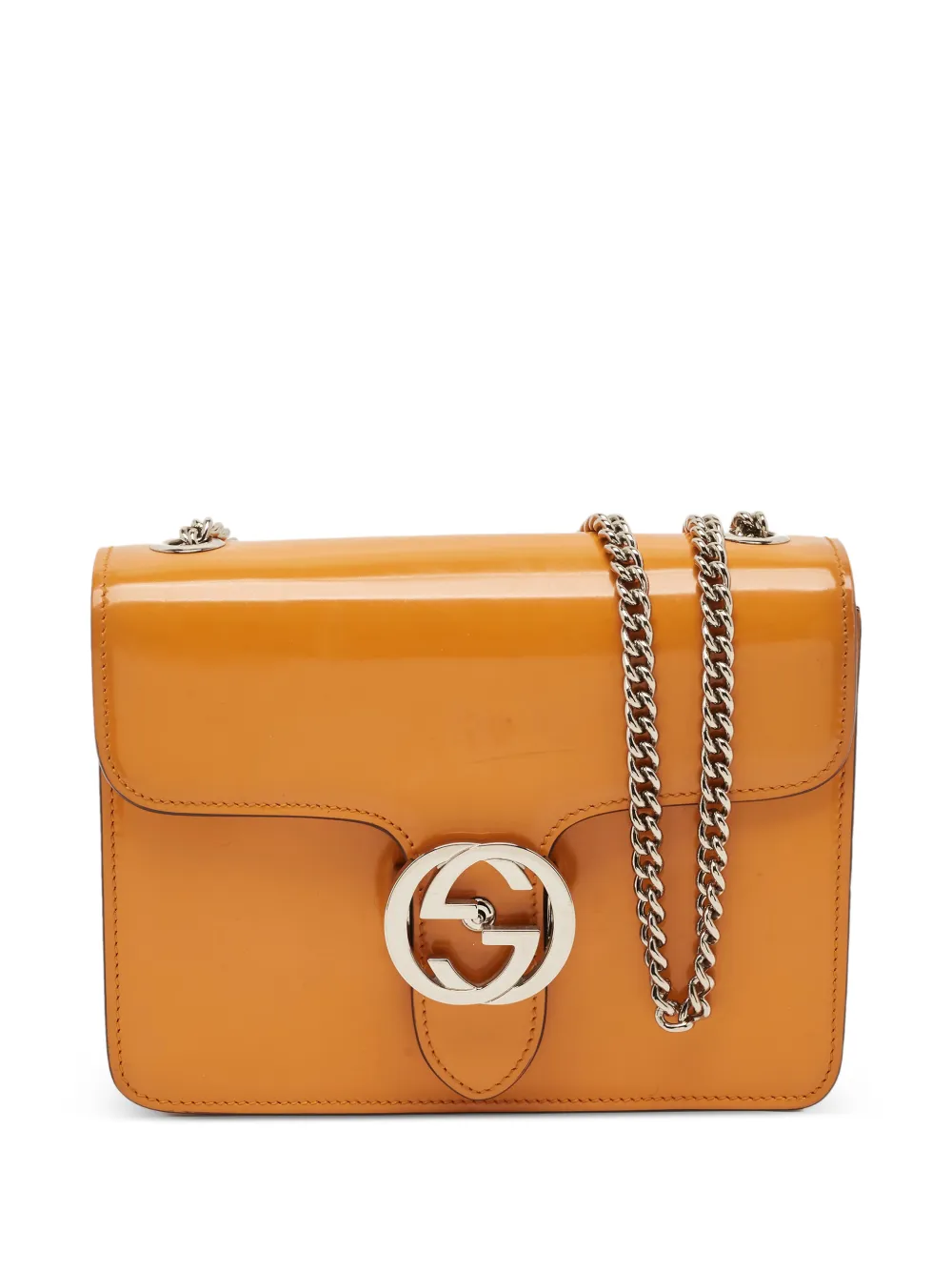 Gucci Pre-Owned Interlocking-G shoulder bag - Arancione