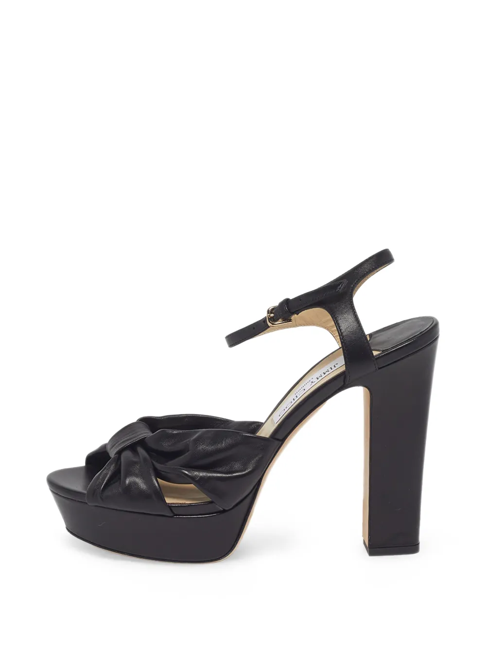 Jimmy Choo Pre-Owned Heloise knot sandals - Schwarz