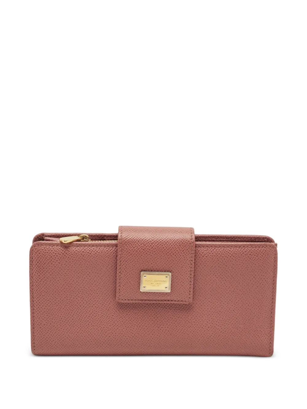Dolce & Gabbana Pre-Owned logo-plaque wallet - Rosa