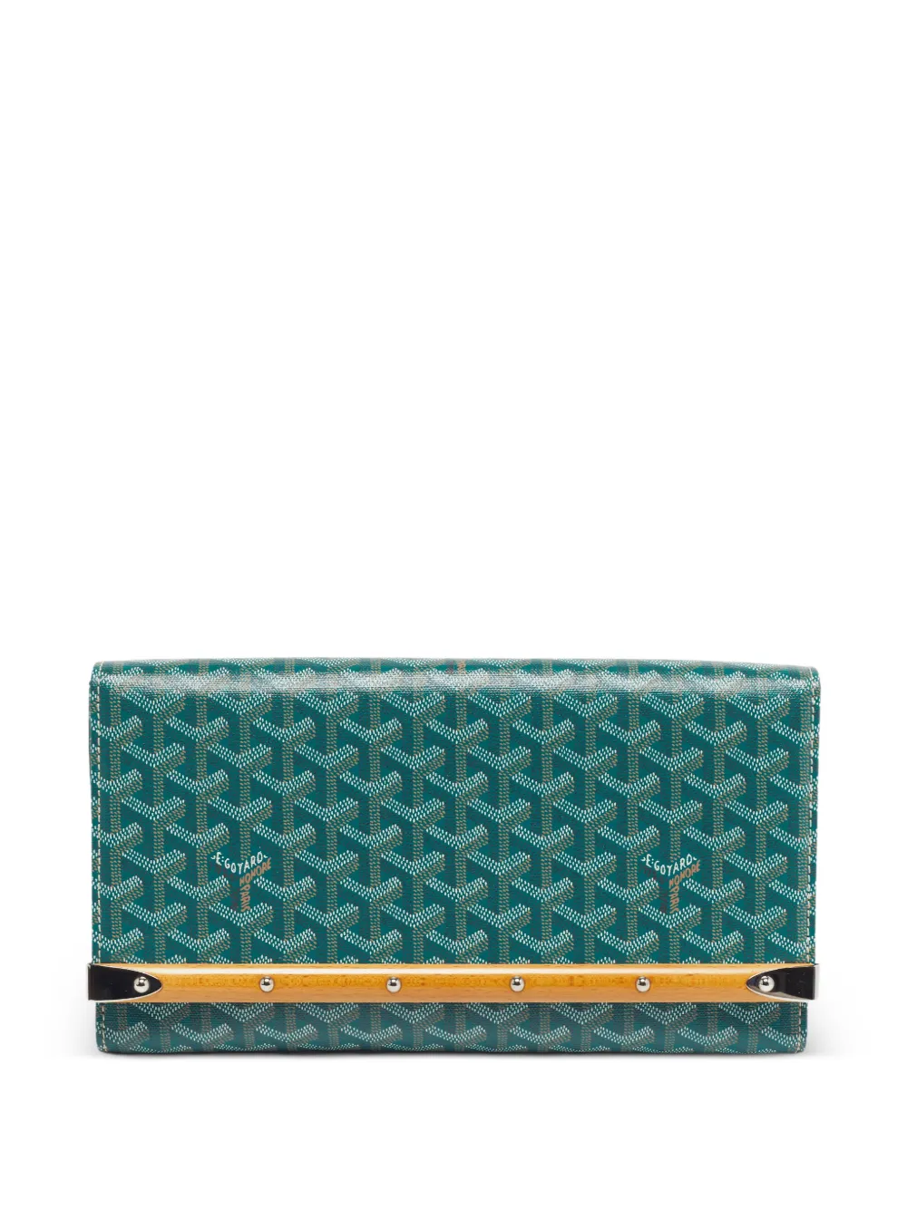 Goyard Pre-Owned 2012 Monte Carlo clutch bag - Verde