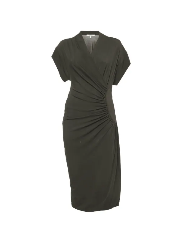 max mara jersey dress Draped | Green Womens dresses
