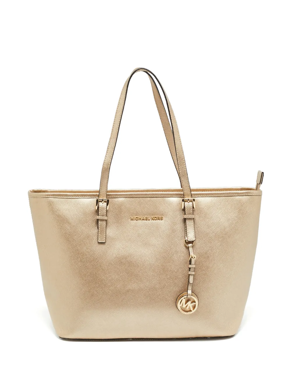 Michael Kors Vintage Jet Set Travel leather tote bag - Oro