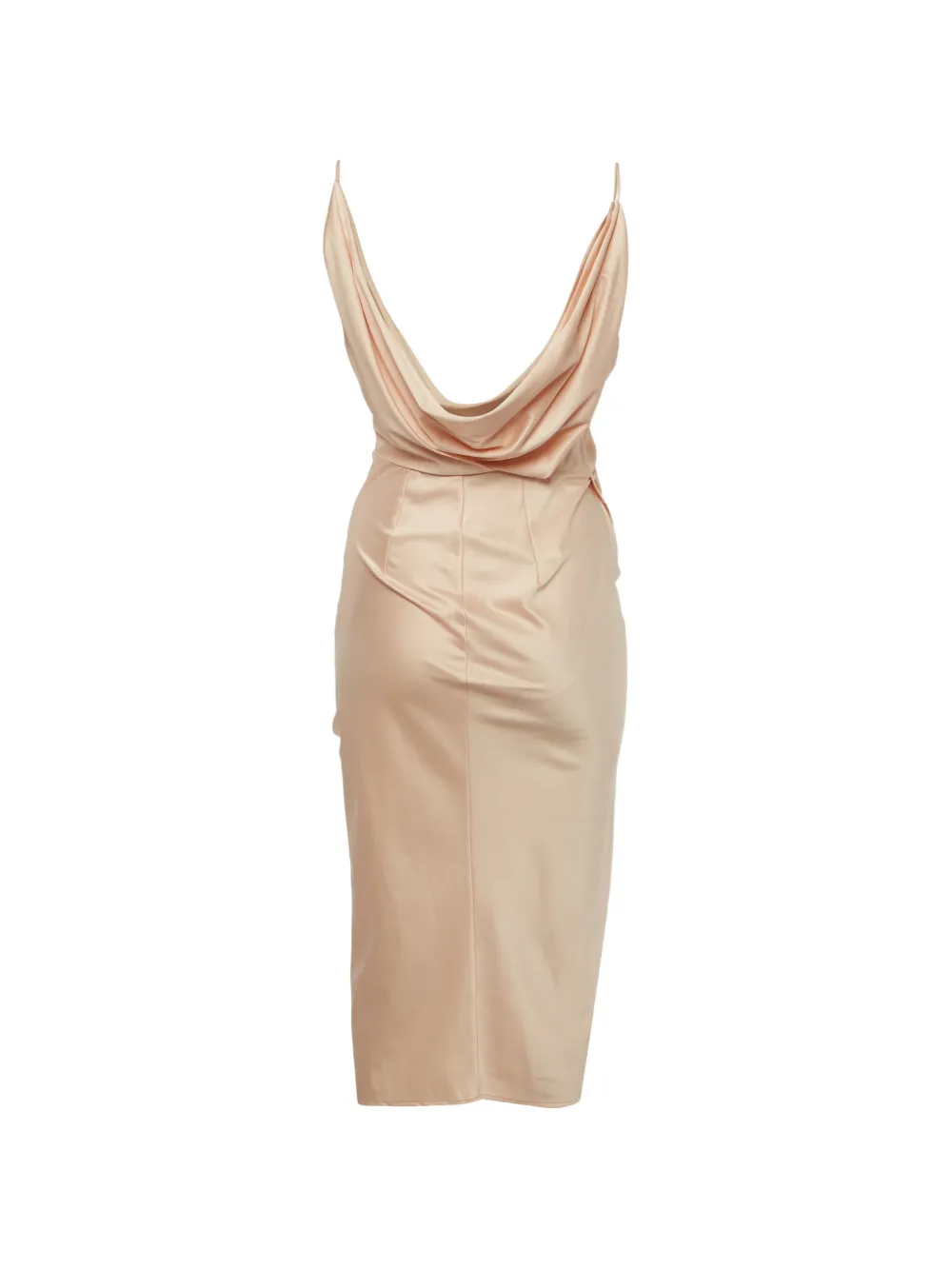 HOUSE OF CB Dorothy B Pima Cotton Blend Cocktail Midi Dress in Nan Tucket Breeze