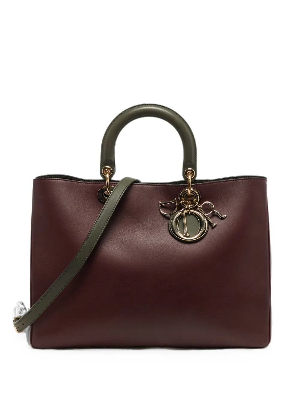 Christian Dior Pre-Owned Diorissimo leather tote bag - Marrone