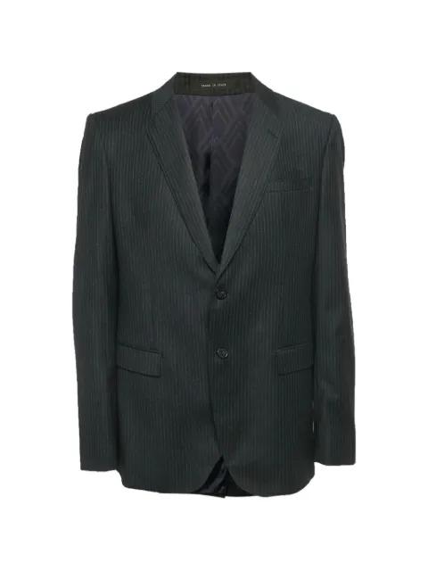 Emporio Armani Pre-Owned pinstripe-print blazer