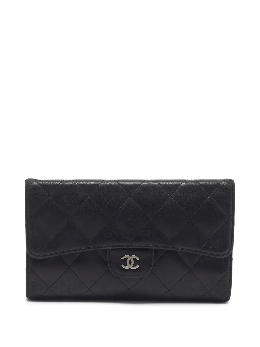 CHANEL Pre-Owned 2004-2005 CC Flap leather wallet - Nero