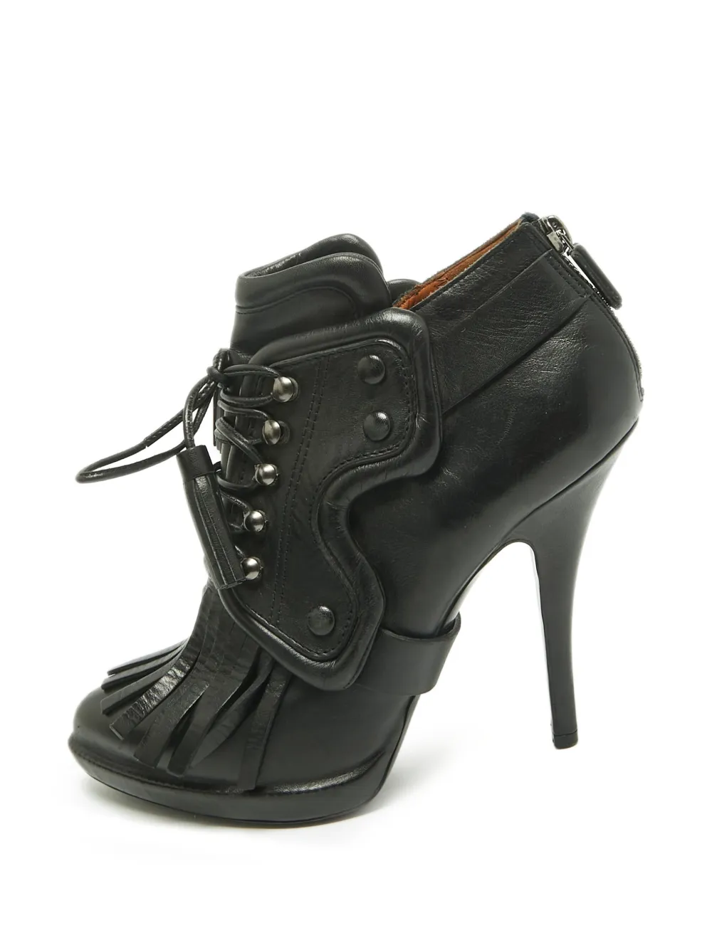Givenchy Pre-Owned bottines à franges - Noir Givenchy Pre-Owned bottines à franges - Noir