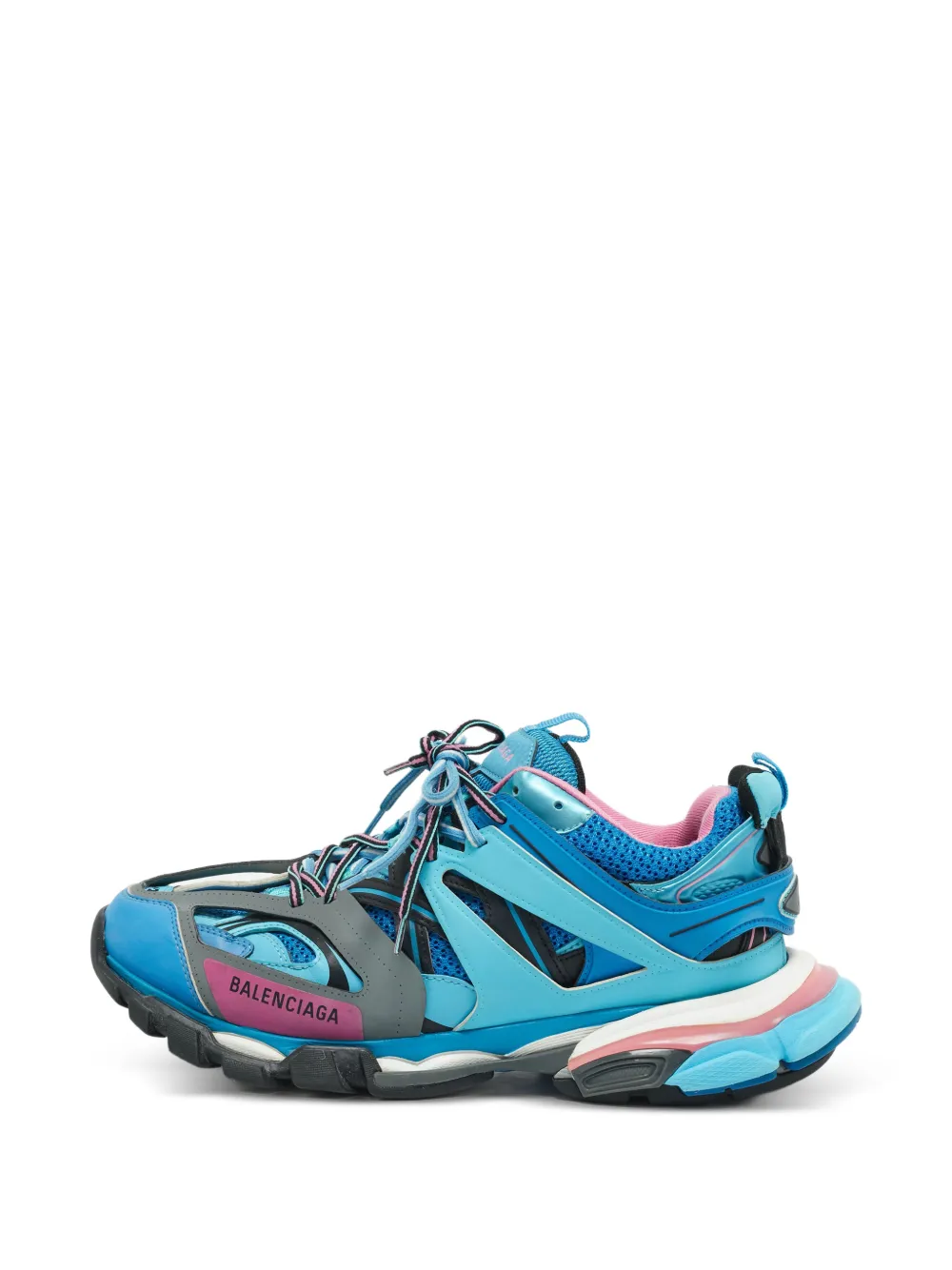 Balenciaga Pre-Owned Track Sneakers mit Mesh - Blau