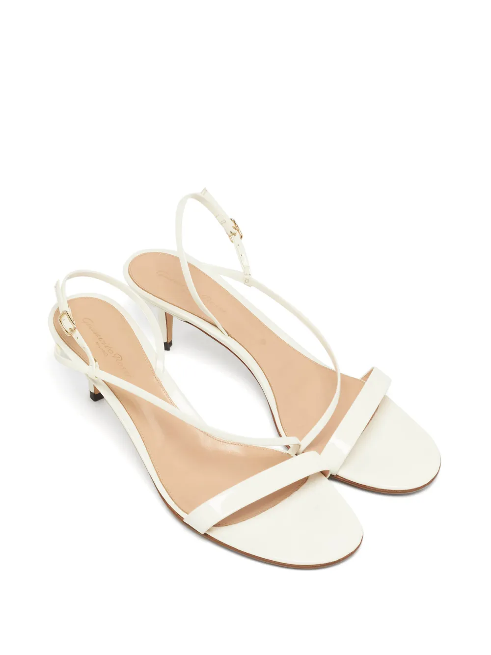 Gianvito Rossi Manhattan slingback sandals - Weiß