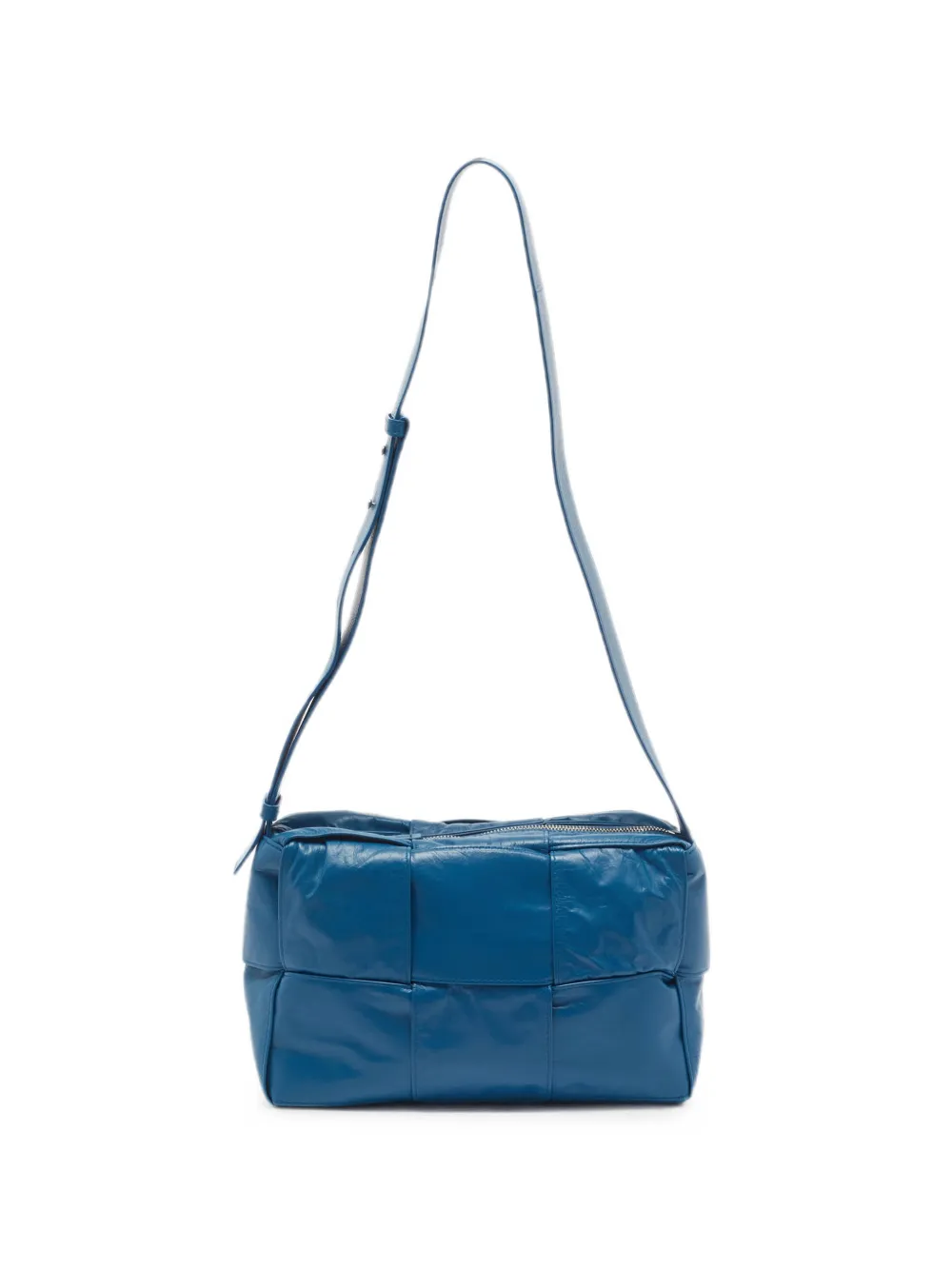 Bottega Veneta Pre-Owned Arco leather messenger bag - Blu