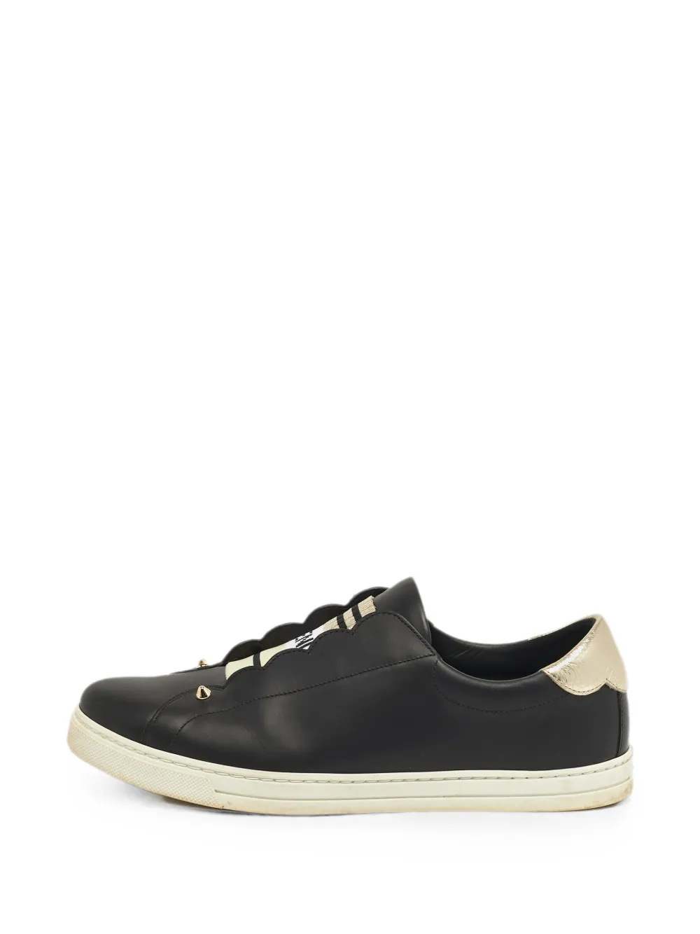 Fendi Pre-Owned Rockoclick slip-on sneakers - Nero