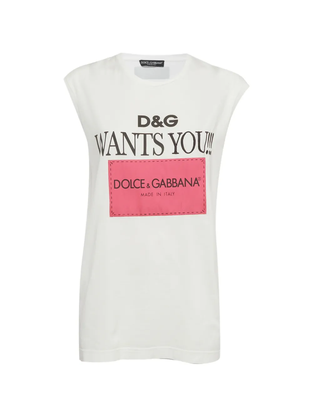 Dolce & Gabbana Pre-Owned printed oversized T-shirt - Bianco