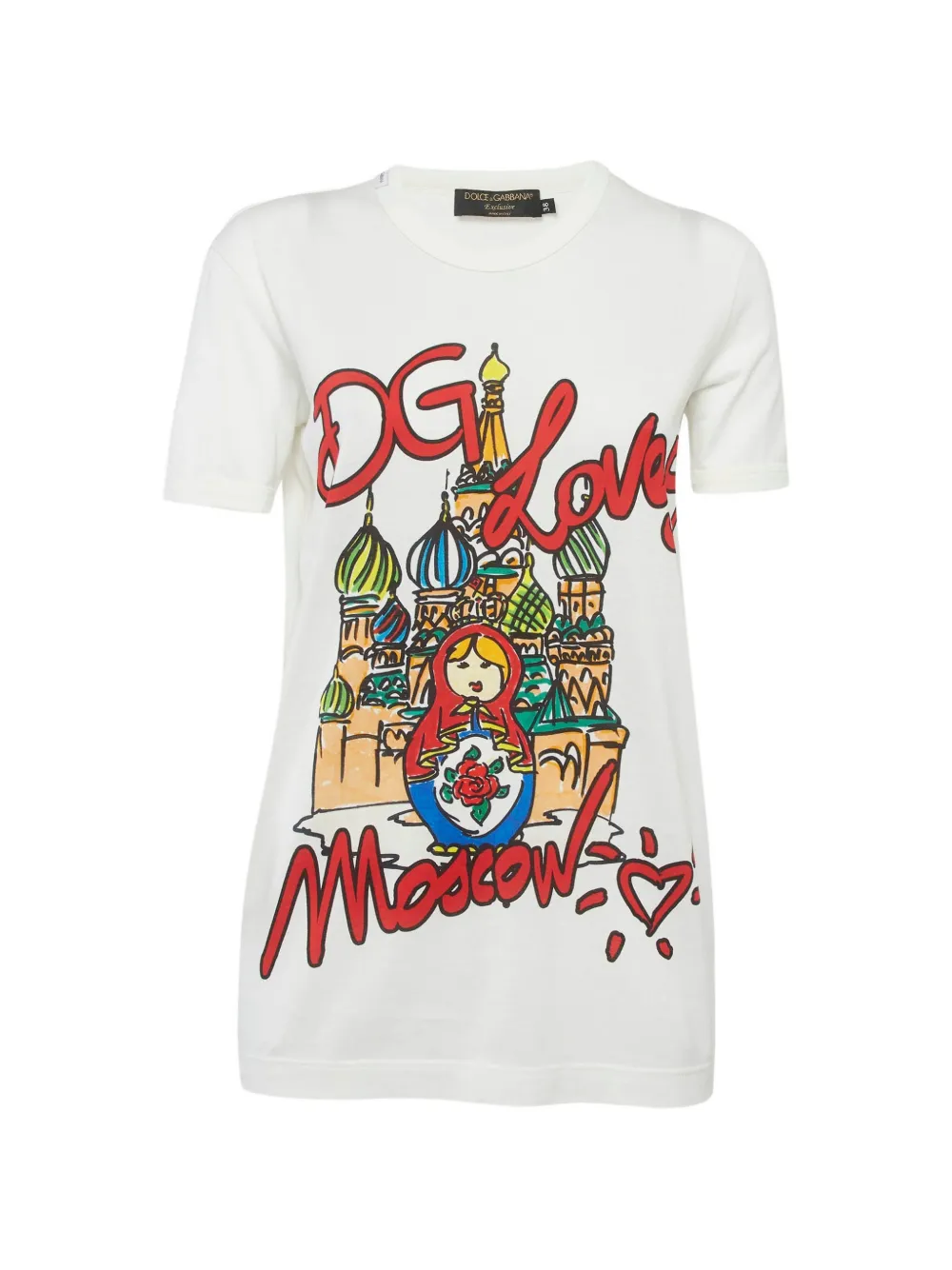 Dolce & Gabbana Pre-Owned graphic-print T-shirt - Bianco