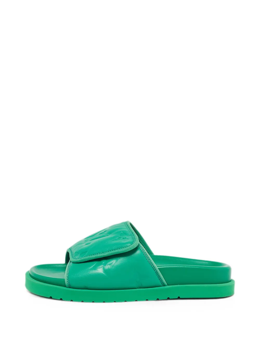 Louis Vuitton Pre-Owned Miami Monogram slides - Grün