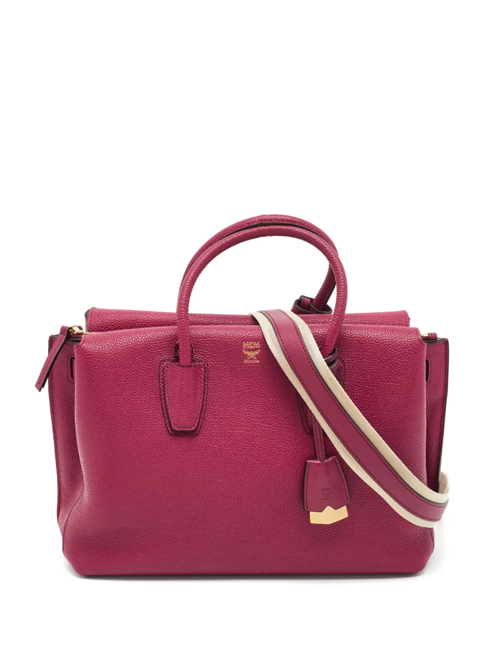 MCM Pre-Owned Milla leather tote bag - Rosa