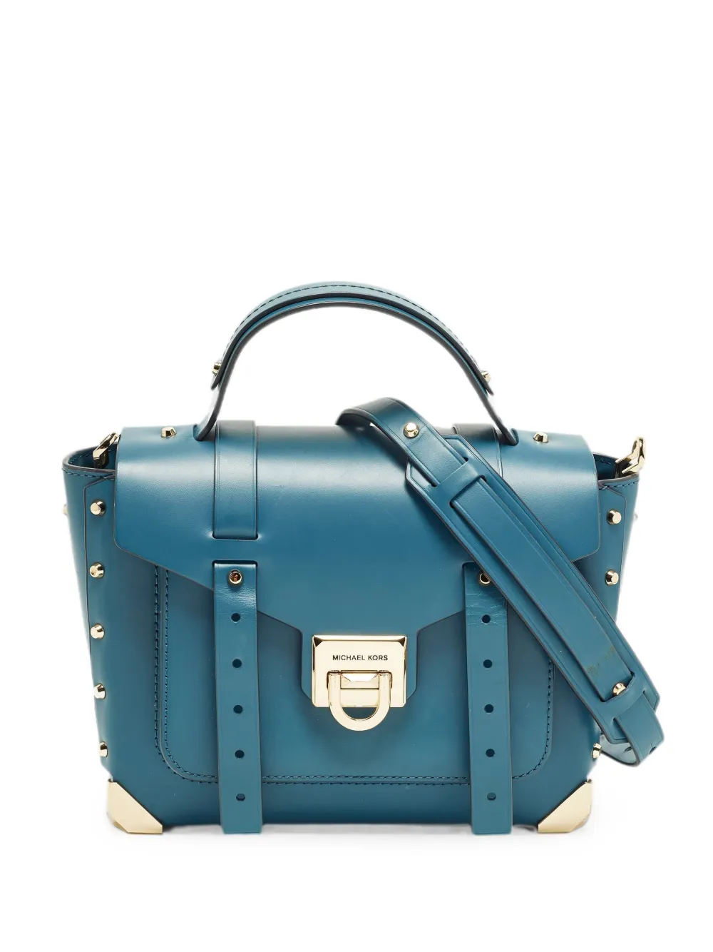 Michael Kors Vintage medium Manhattan satchel bag - Blu