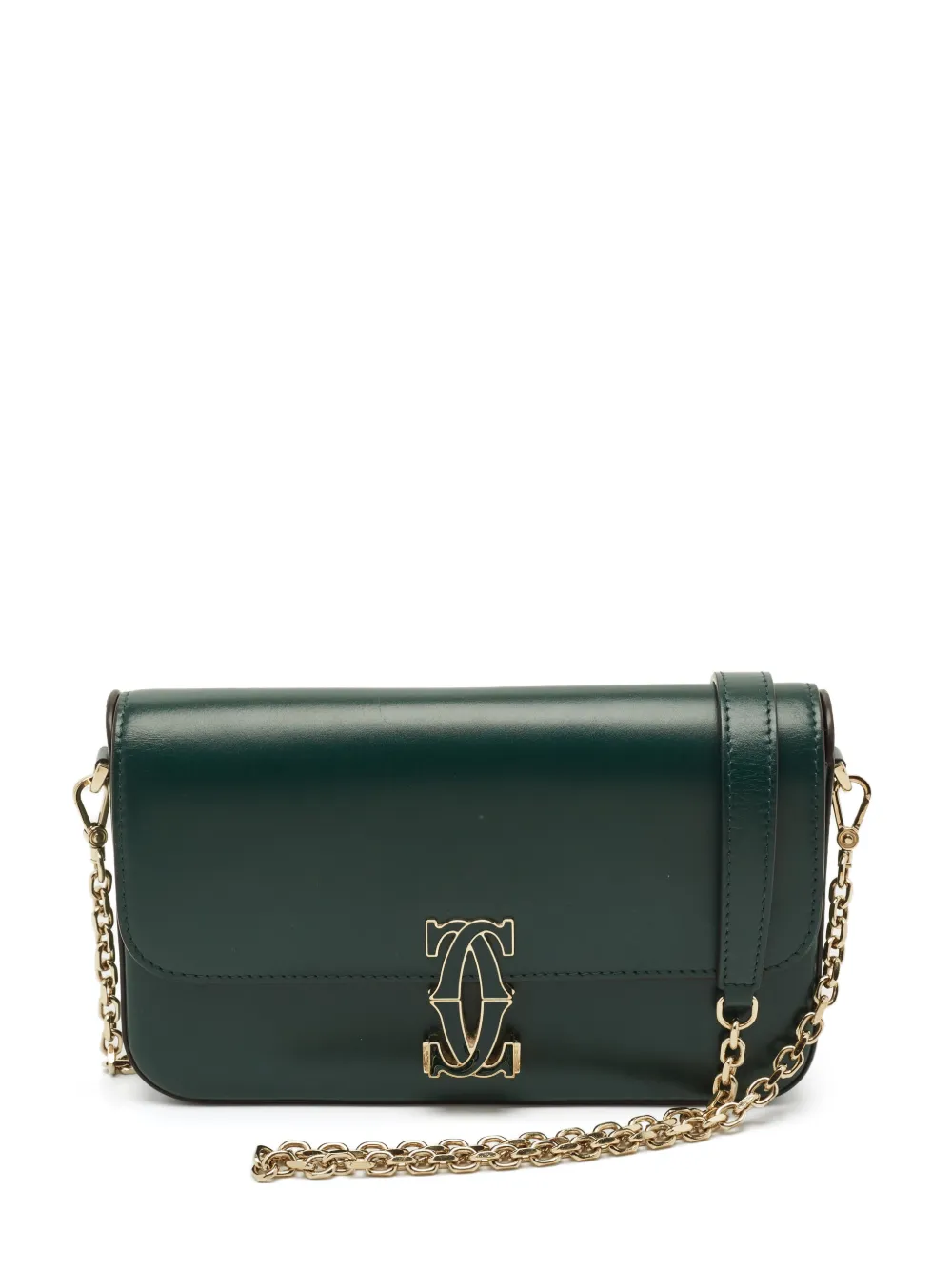 Cartier Double V Schultertasche - Grün