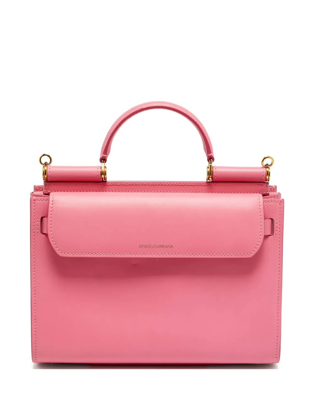 Dolce & Gabbana Pre-Owned 62 Sicily leather tote bag - Rosa