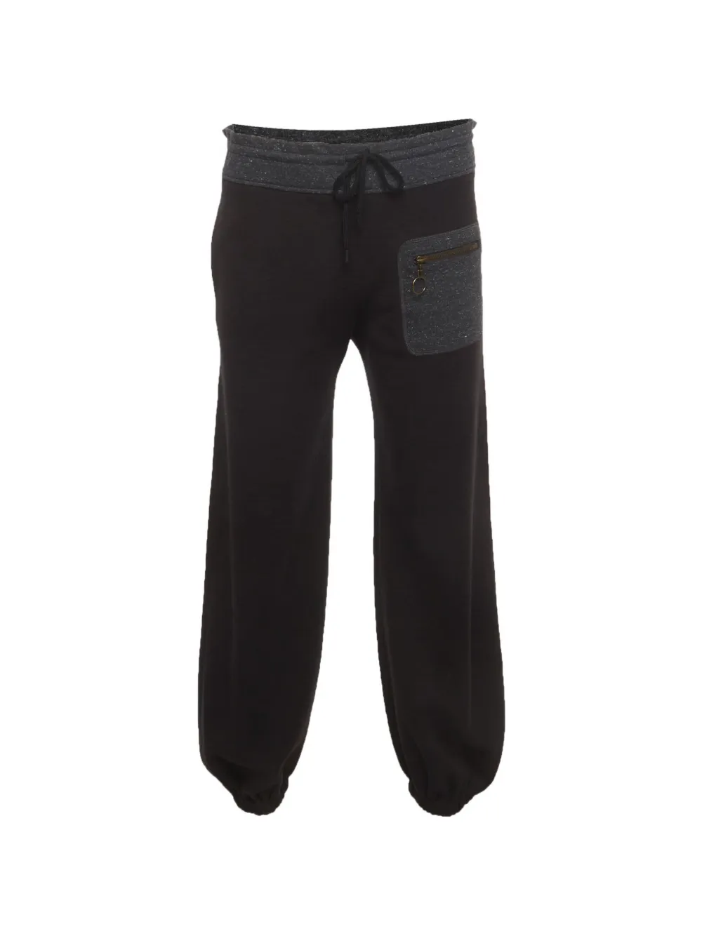Balenciaga Pre-Owned drawstring jersey track pants - Nero