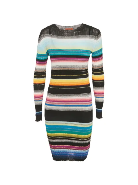 Missoni Pre-Owned striped rib-knit dress