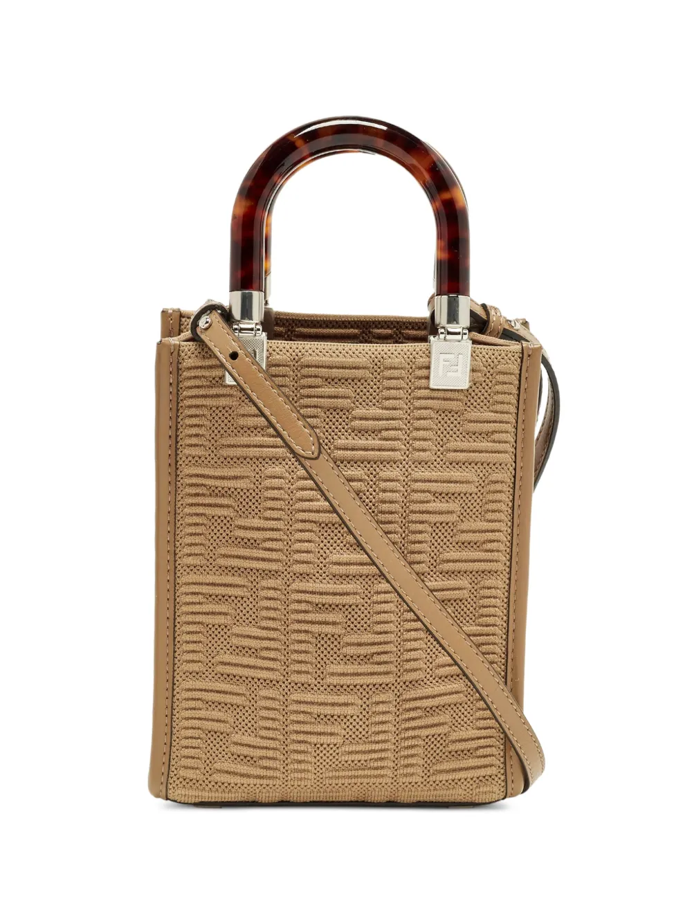 Fendi Pre-Owned mini Sunshine tote bag - Toni neutri