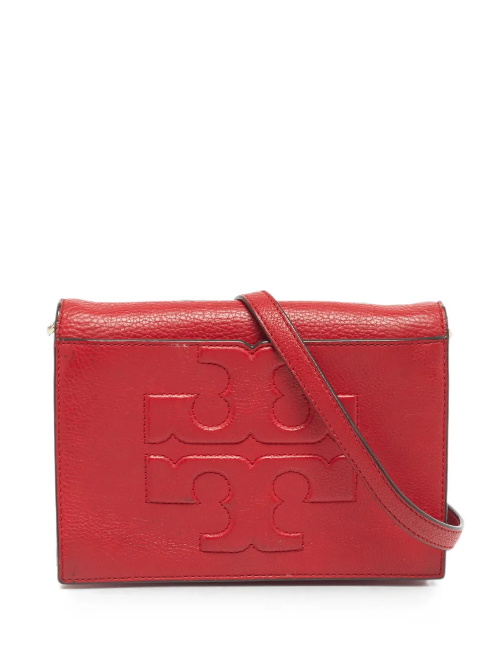 Tory Burch flap cross body bag - Rosso