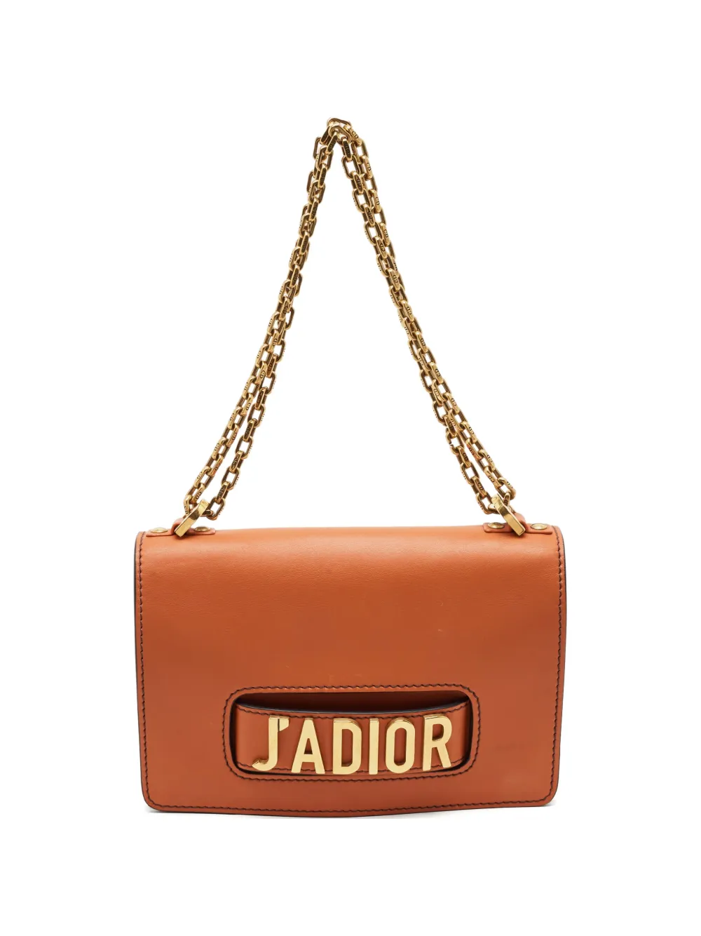 Christian Dior Pre-Owned Borsa a spalla J'Adior con catena - Arancione