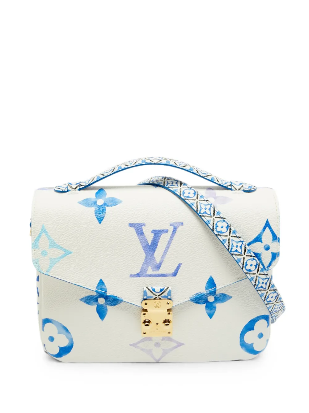 Louis Vuitton Pre-Owned Pochette Metis By The Pool White Giant Monogram Canvas tote bag - Bianco