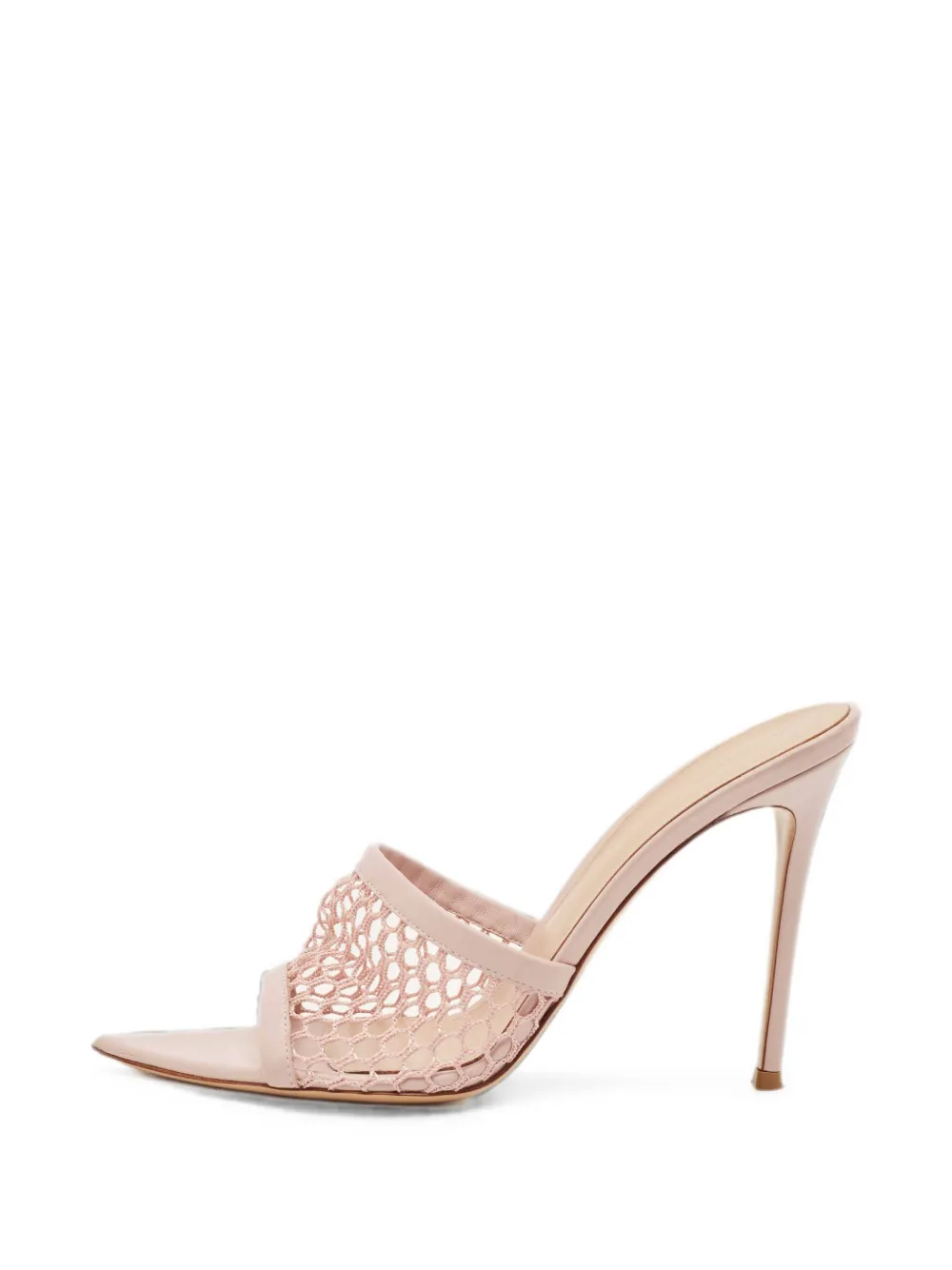 Gianvito Rossi Alisia mesh-panel sandals - Pink