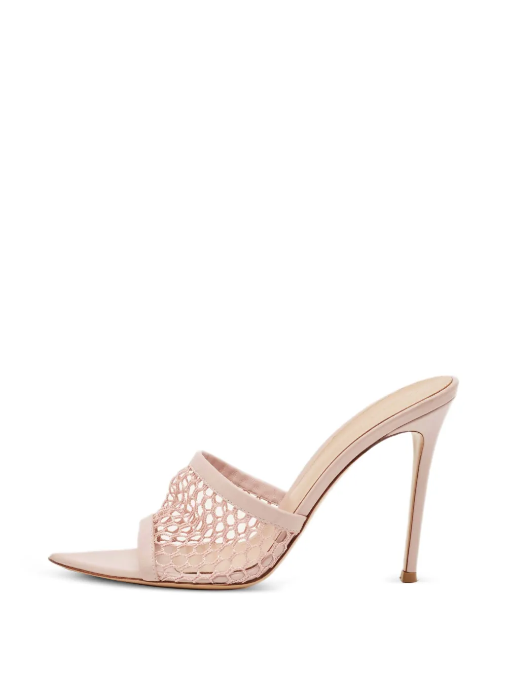 Gianvito Rossi Alisia Sandalen mit Mesh-Einsatz - Rosa