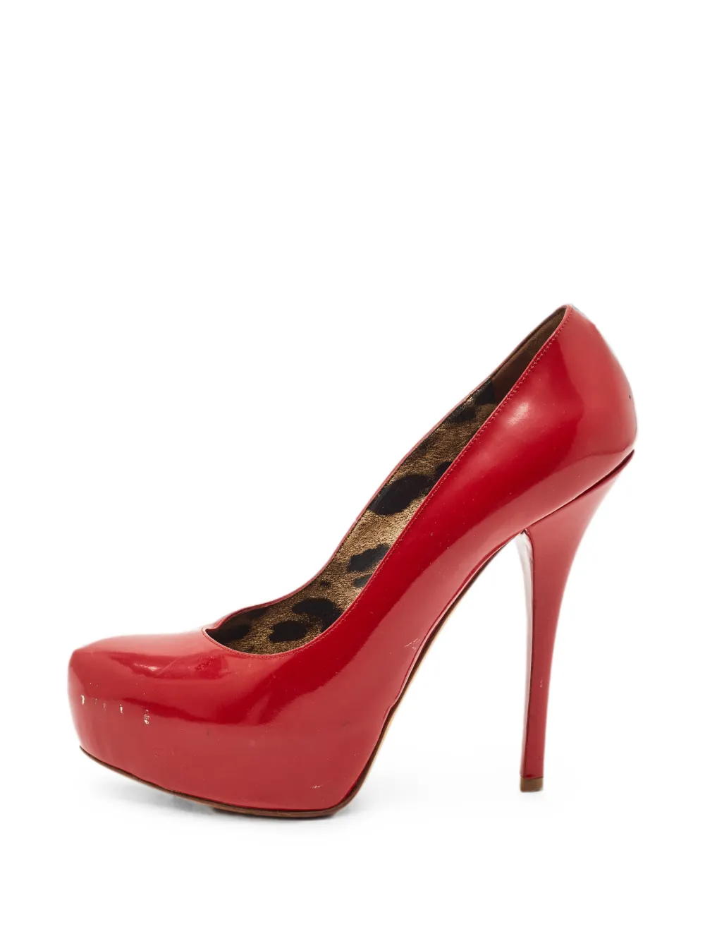 Dolce & Gabbana Pre-Owned patent-leather platform pumps - Rot