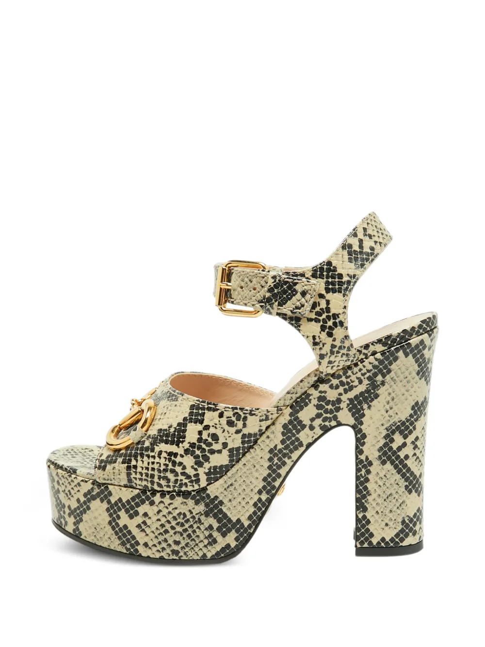 Gucci Pre-Owned Sandalen mit Plateau - Nude