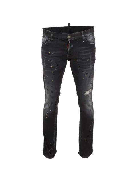 DSQUARED2 distressed-finish slim-fit jeans