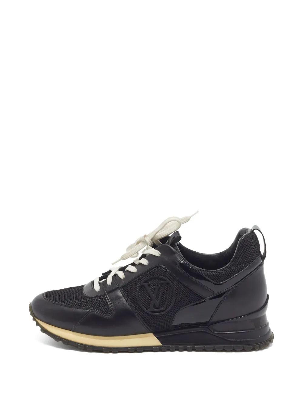 Louis Vuitton Pre-Owned Run Away leather sneakers - Schwarz