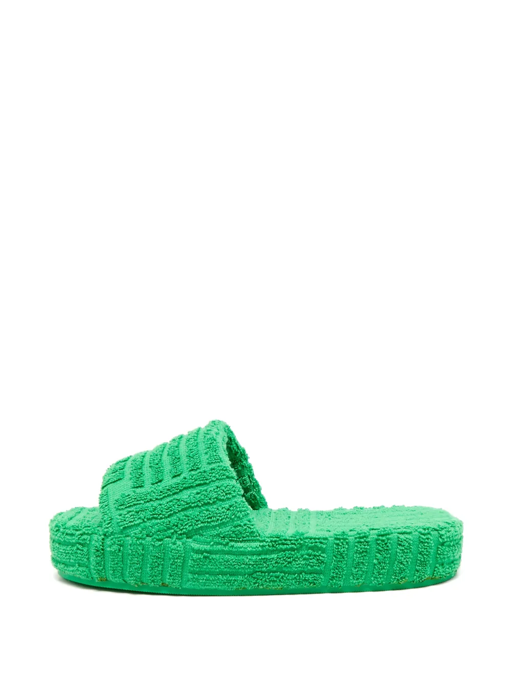 Bottega Veneta Pre-Owned Sandali slides con design Intrecciato - Verde