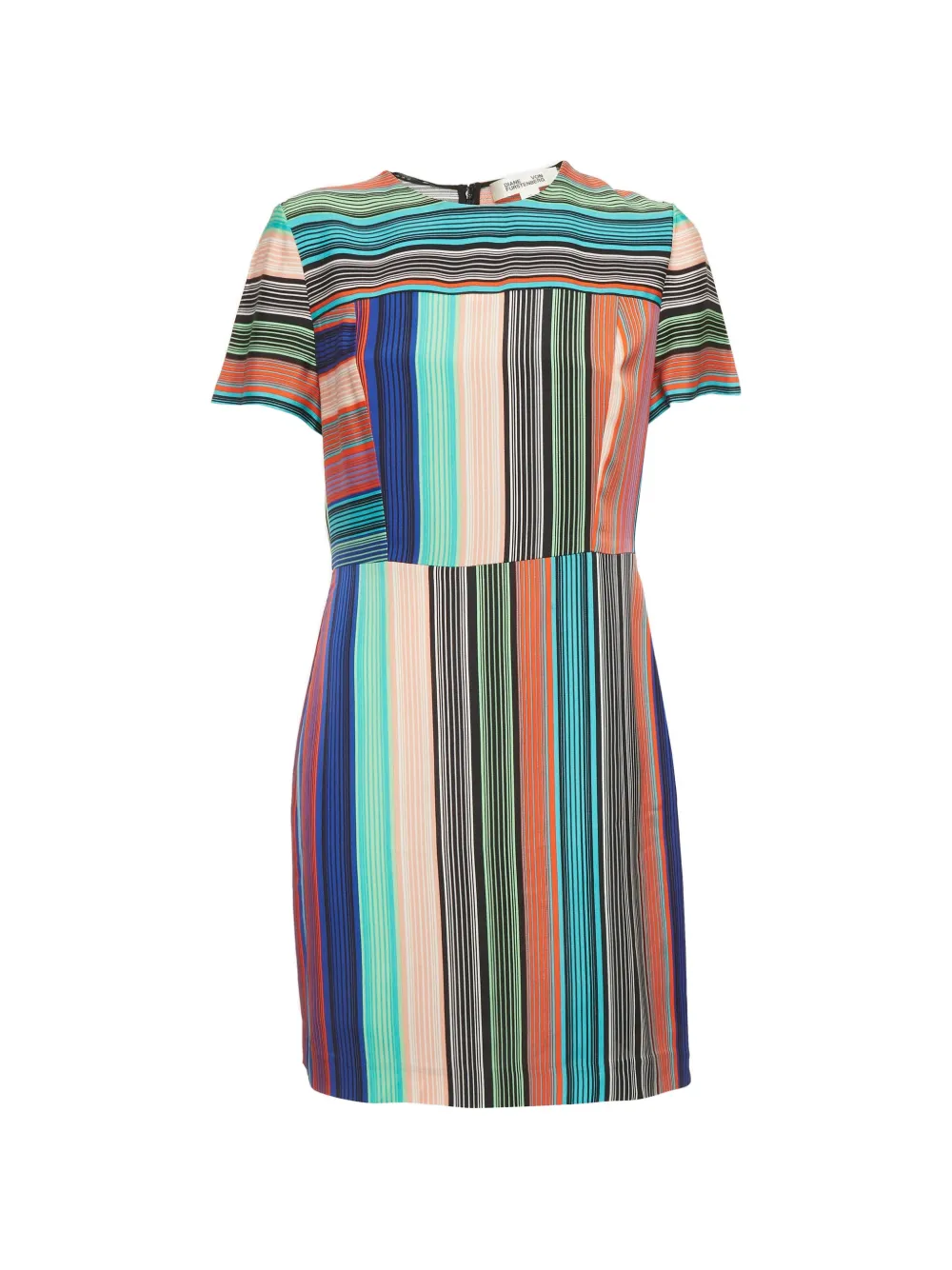 DVF Diane von Furstenberg striped mini dress - Blau