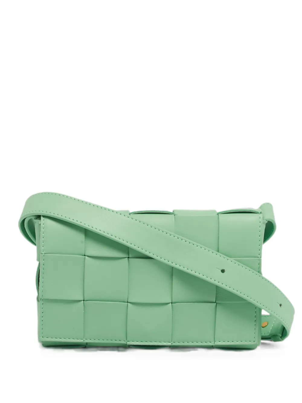 Bottega Veneta Pre-Owned Cassette woven shoulder bag - Green