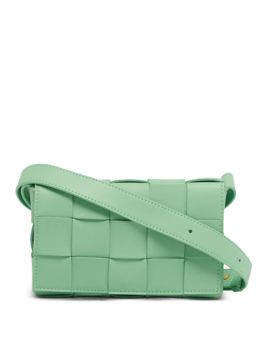 Bottega Veneta Pre-Owned Cassette woven shoulder bag - Verde