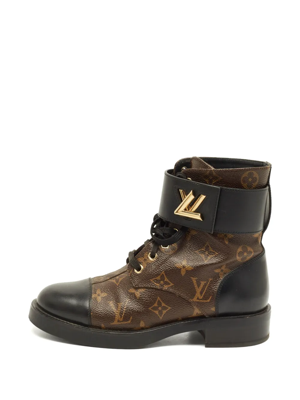 Louis Vuitton Pre-Owned Wonderland Ranger Monogram ankle boots - Braun